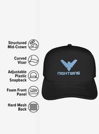 Gorro trucker Batman con logo de Nightwing