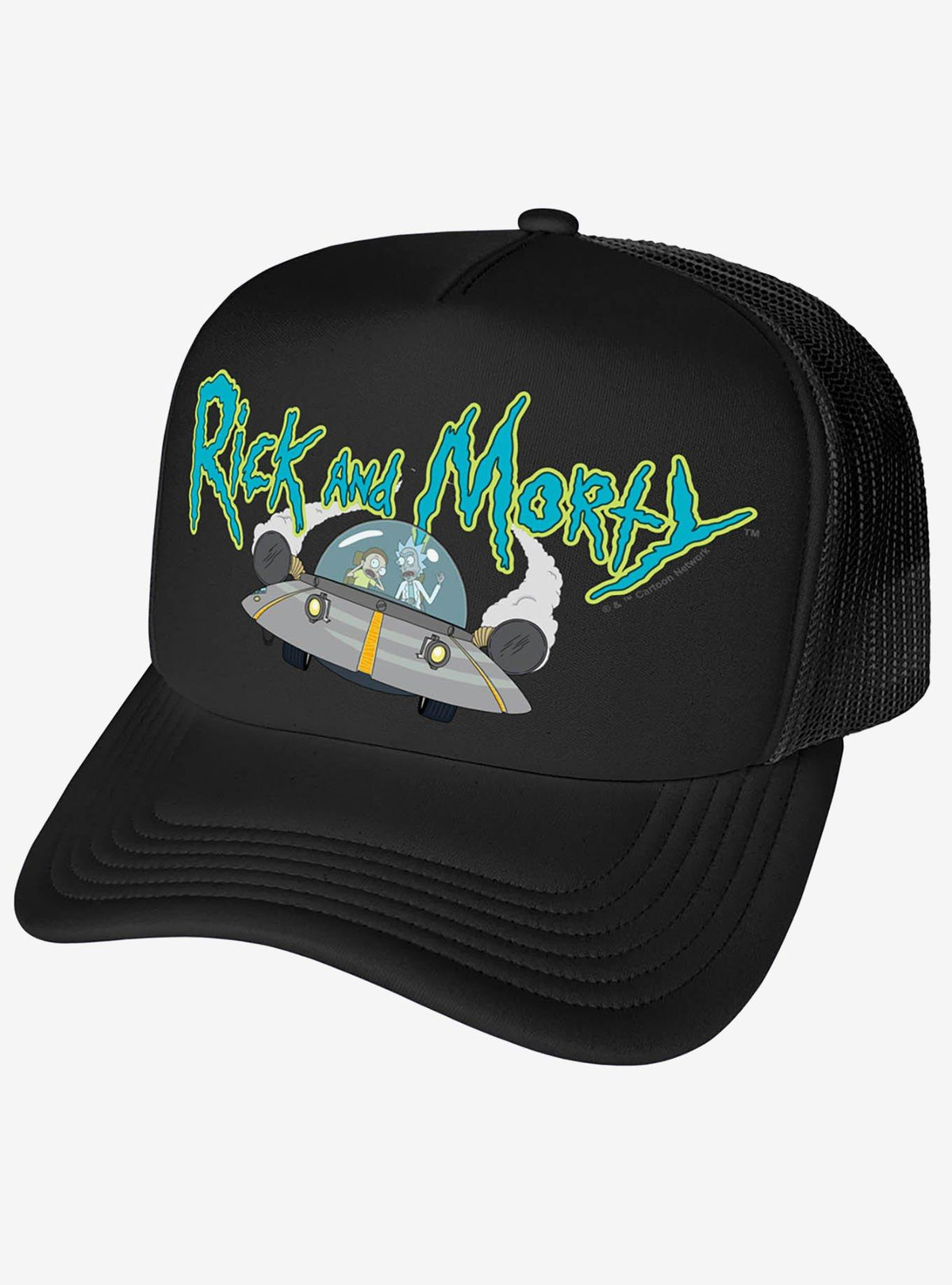 Jockey trucker de espuma Rick and Morty en el espacio