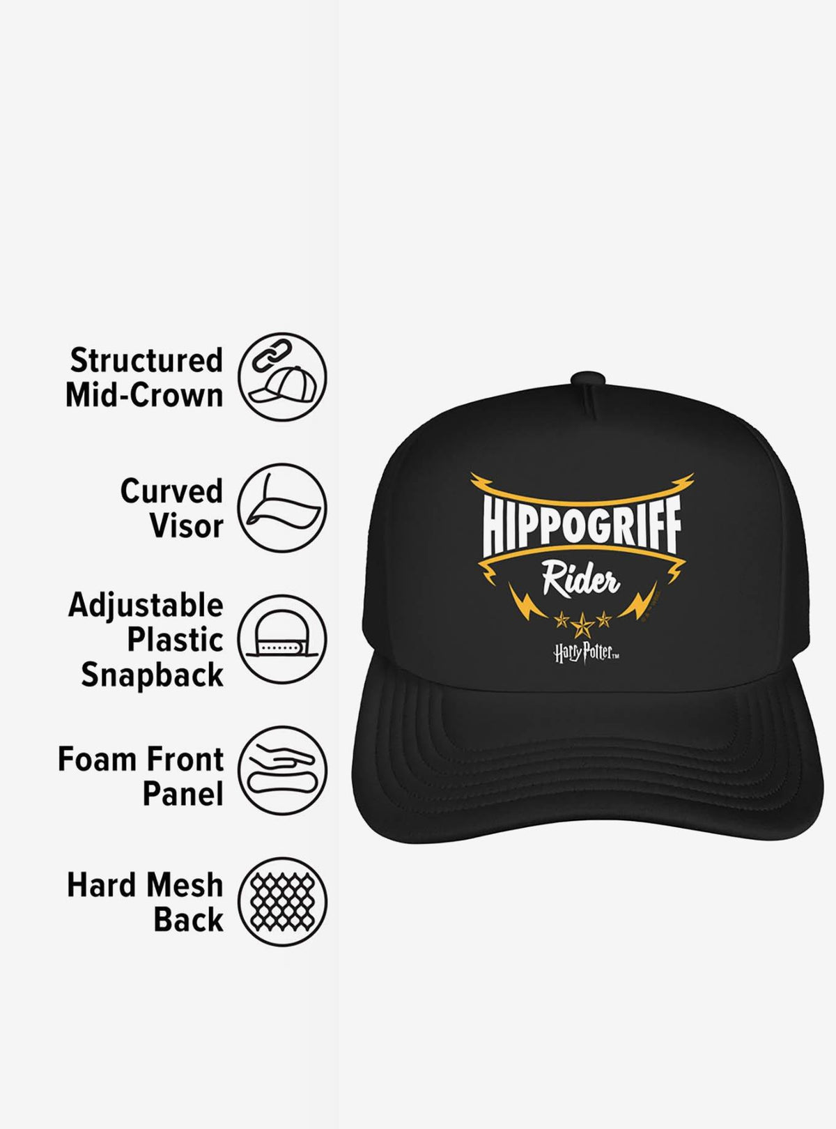 Jockey trucker de Harry Potter con hipogrifo