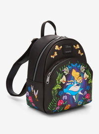 Mini mochila Disney Alice in Wonderland: jardín otoñal