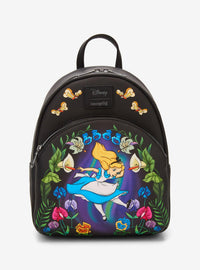 Mini mochila Disney Alice in Wonderland: jardín otoñal