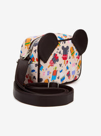 Bolso cruzado Disney Mickey Mouse con estampado de paletas