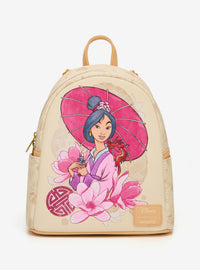 Mini mochila Disney Mulan con parasol