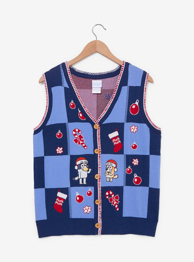 Chaleco navideño de Bluey y Bingo