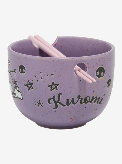 Set de ramen de Kuromi de Sanrio
