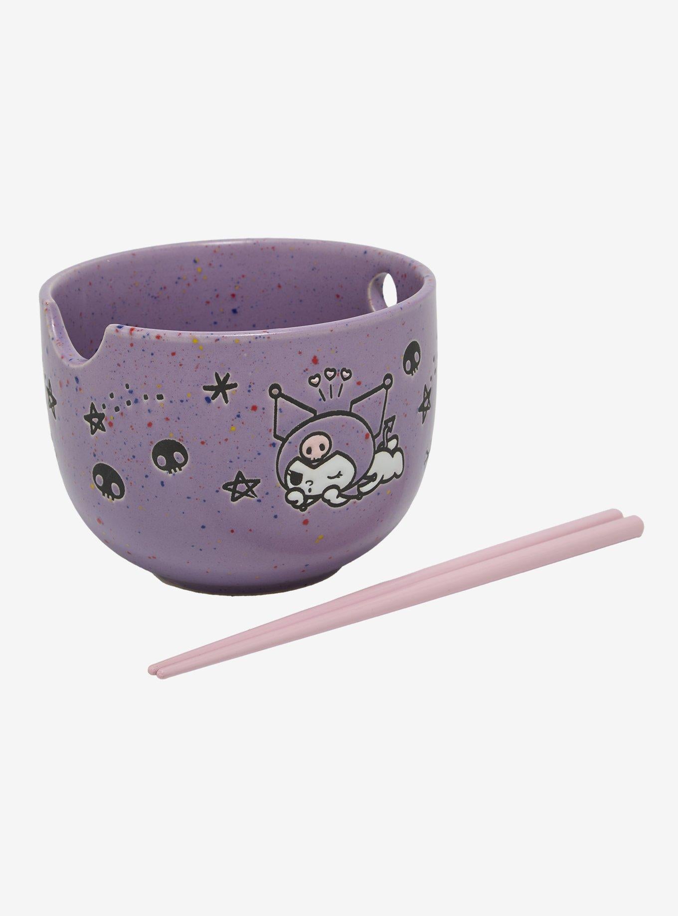 Set de ramen de Kuromi de Sanrio