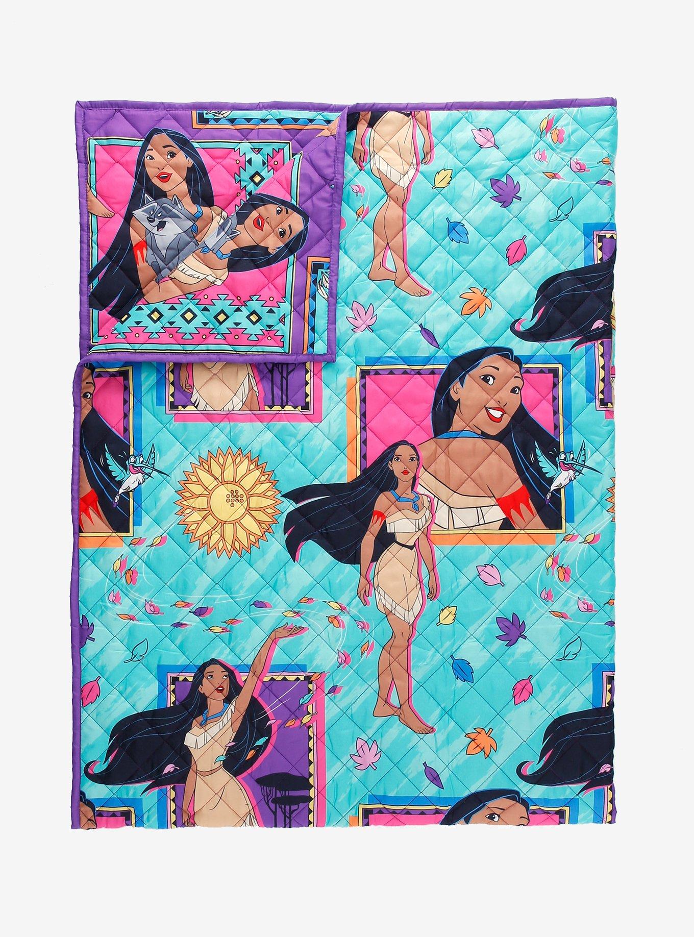 Manta acolchada retro de Disney Pocahontas