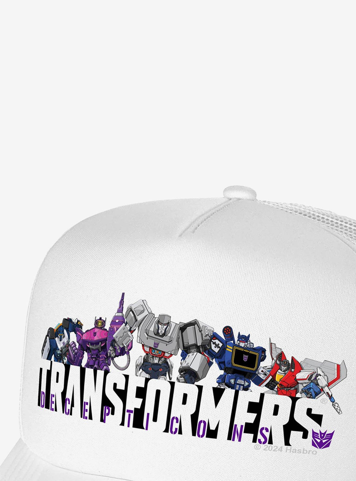 Jockey de espuma Transformers Decepticons en fila