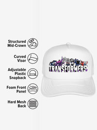 Jockey de espuma Transformers Decepticons en fila