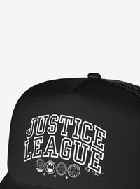 Jockey trucker de espuma con logo deportivo de Justice League