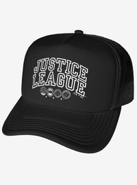 Jockey trucker de espuma con logo deportivo de Justice League