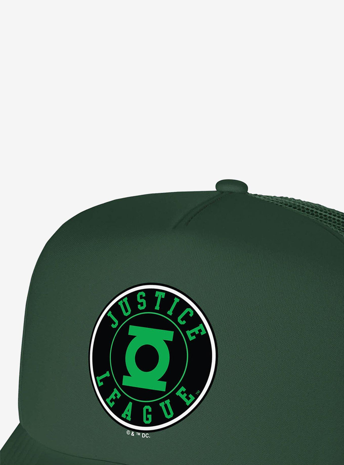 Jockey trucker de Green Lantern con logo deportivo