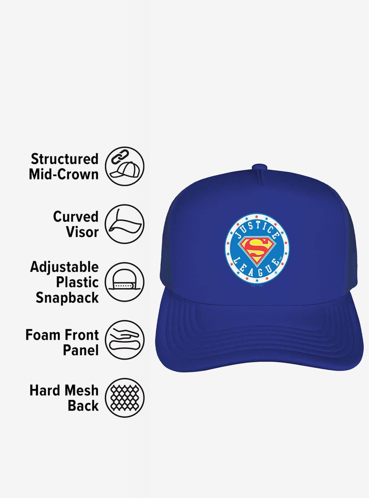 Jockey Trucker de Espuma Superman Justice League