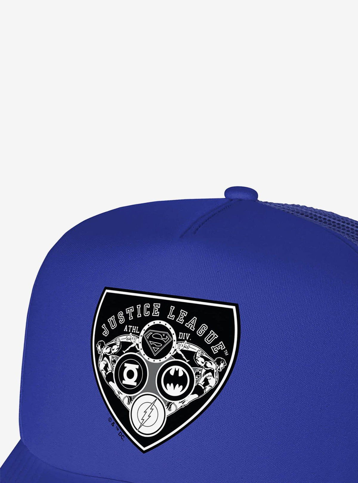Jockey trucker de espuma con escudo de Justice League