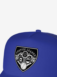Jockey trucker de espuma con escudo de Justice League