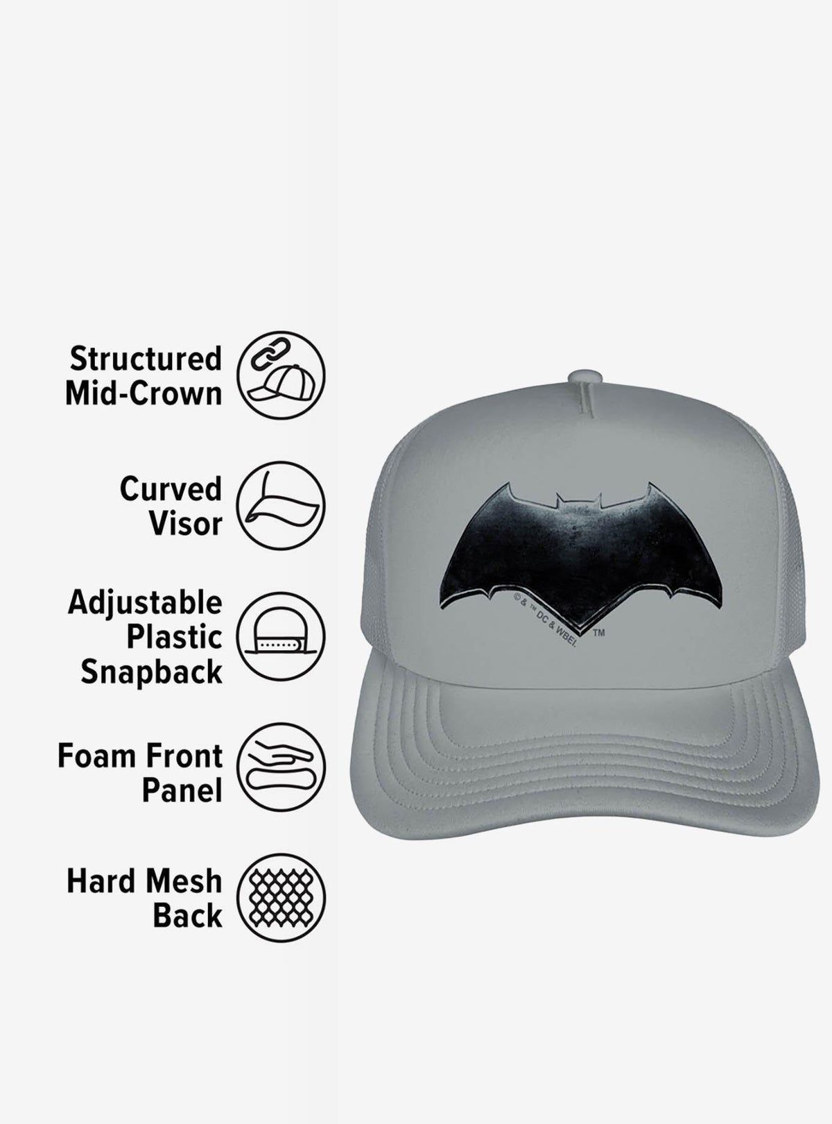 Jockey trucker Justice League con logo de Batman