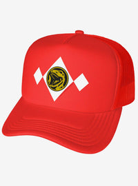 Jockey trucker de espuma Power Rangers con medallón rojo