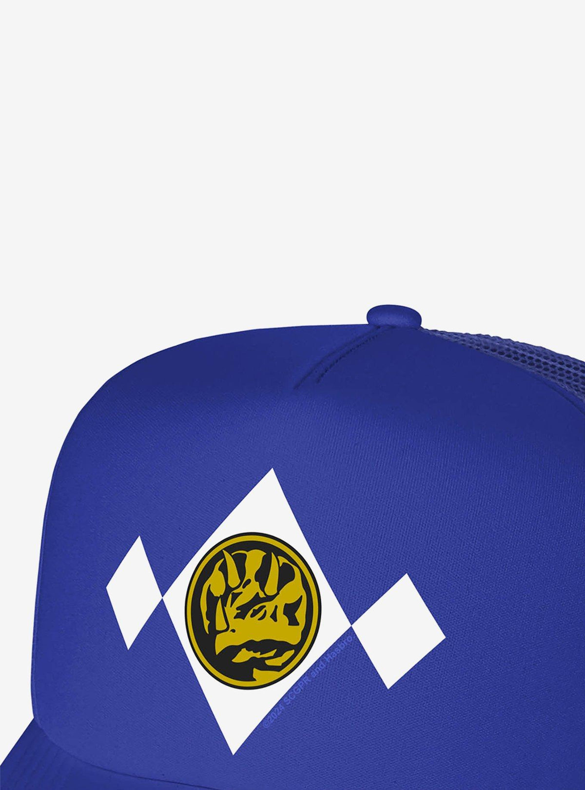 Jockey trucker de espuma Power Rangers con medallón azul