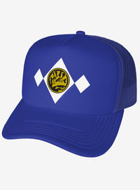 Jockey trucker de espuma Power Rangers con medallón azul