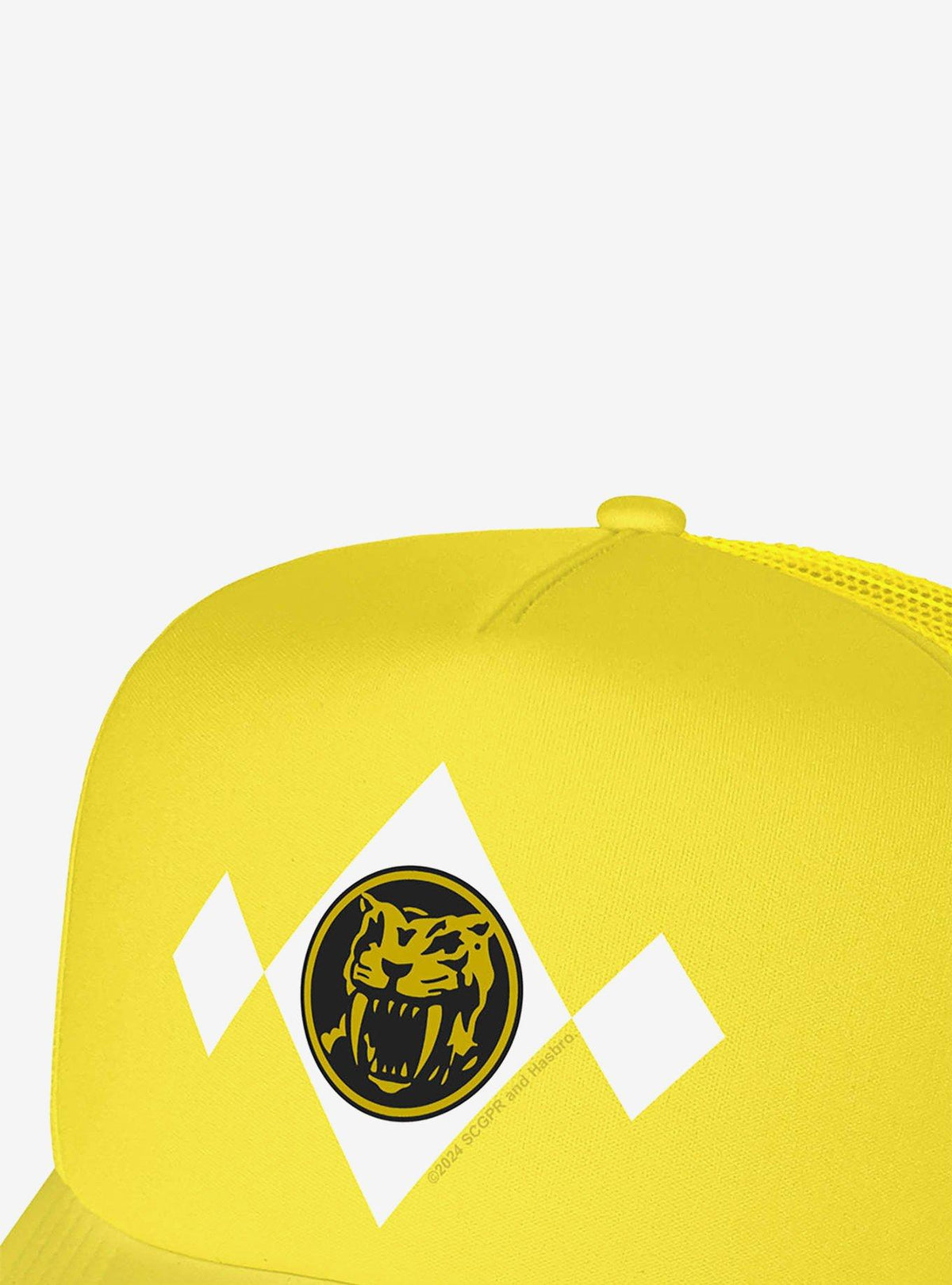 Jockey trucker Power Rangers con medallón amarillo