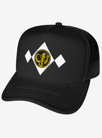Jockey trucker de espuma con medallón negro de Power Rangers