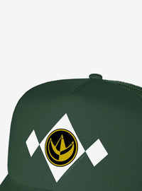 Jockey trucker de espuma Power Rangers, medallón verde