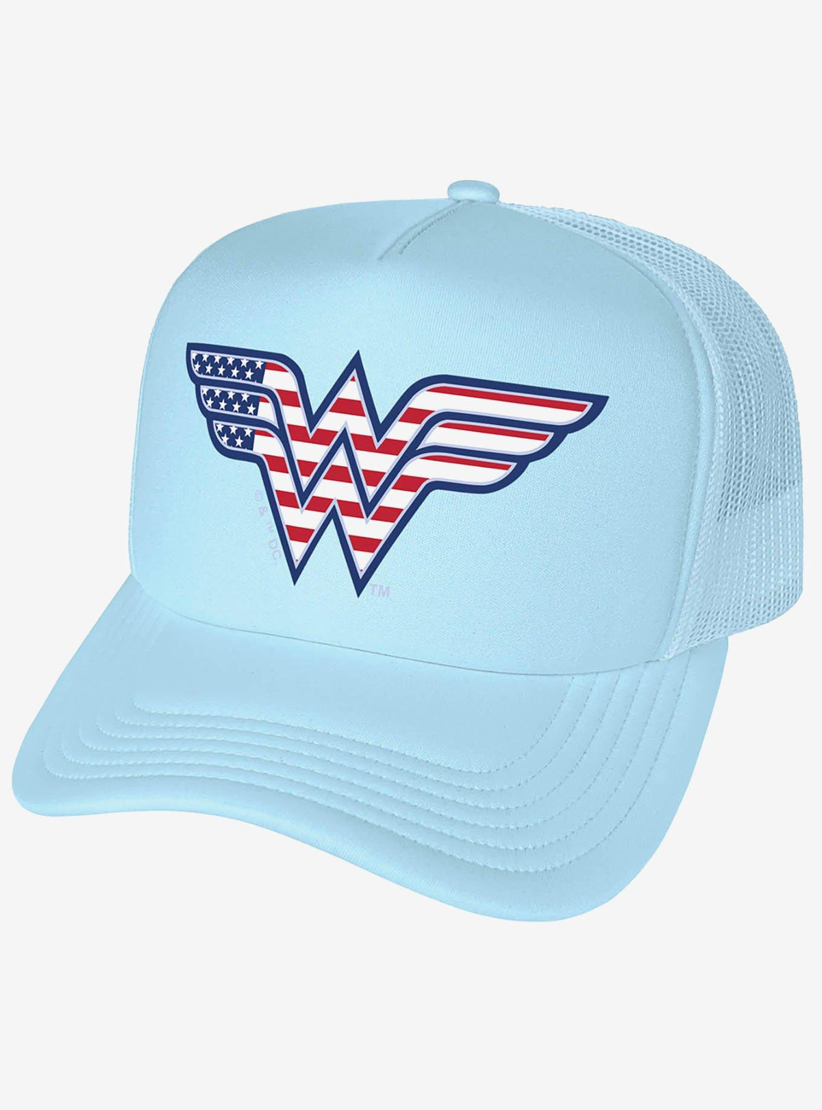 Jockey de Wonder Woman con logo de bandera estadounidense