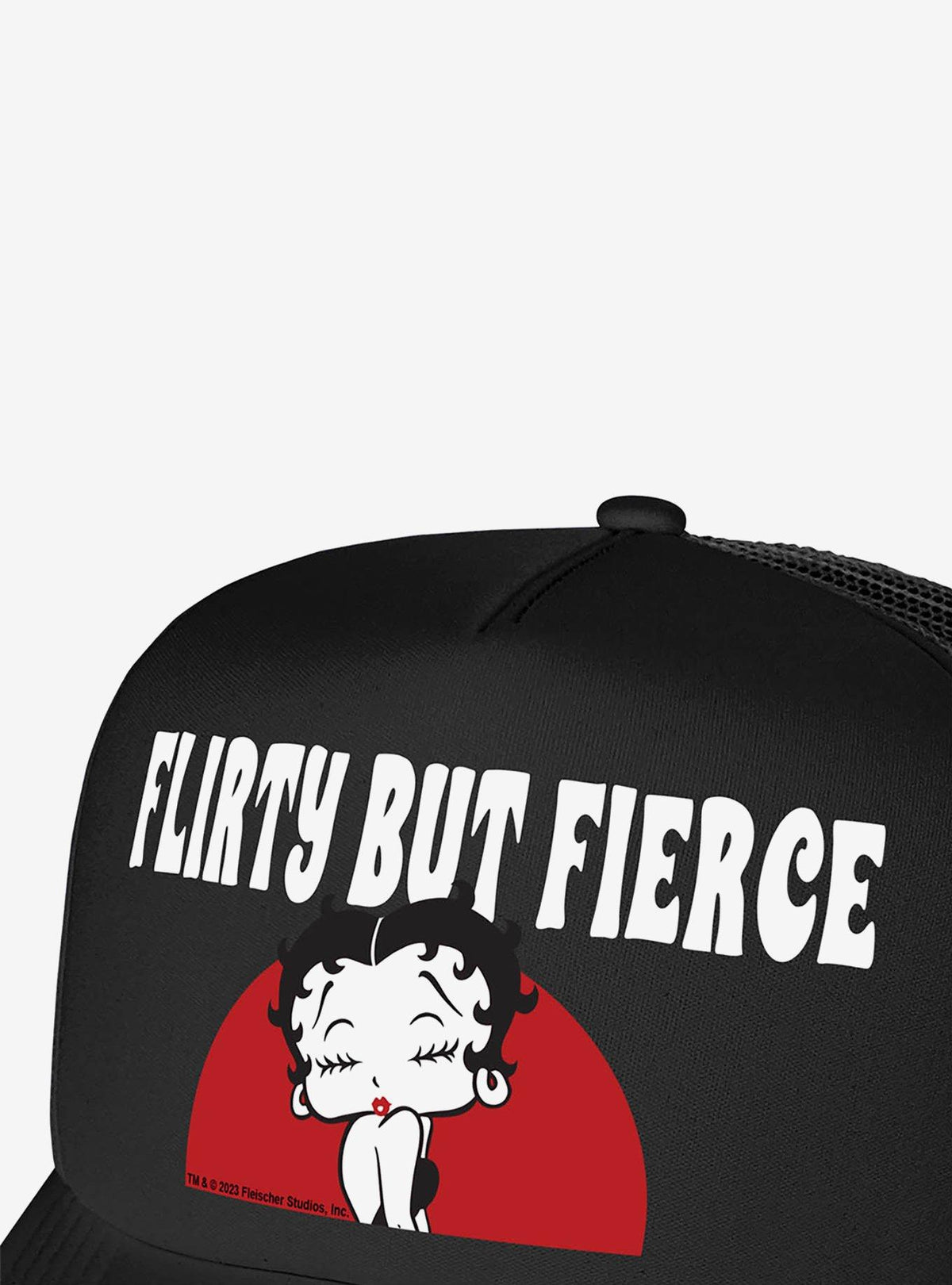 Jockey trucker Betty Boop: coqueta y feroz