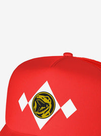 Jockey trucker con medallón rojo de Power Rangers