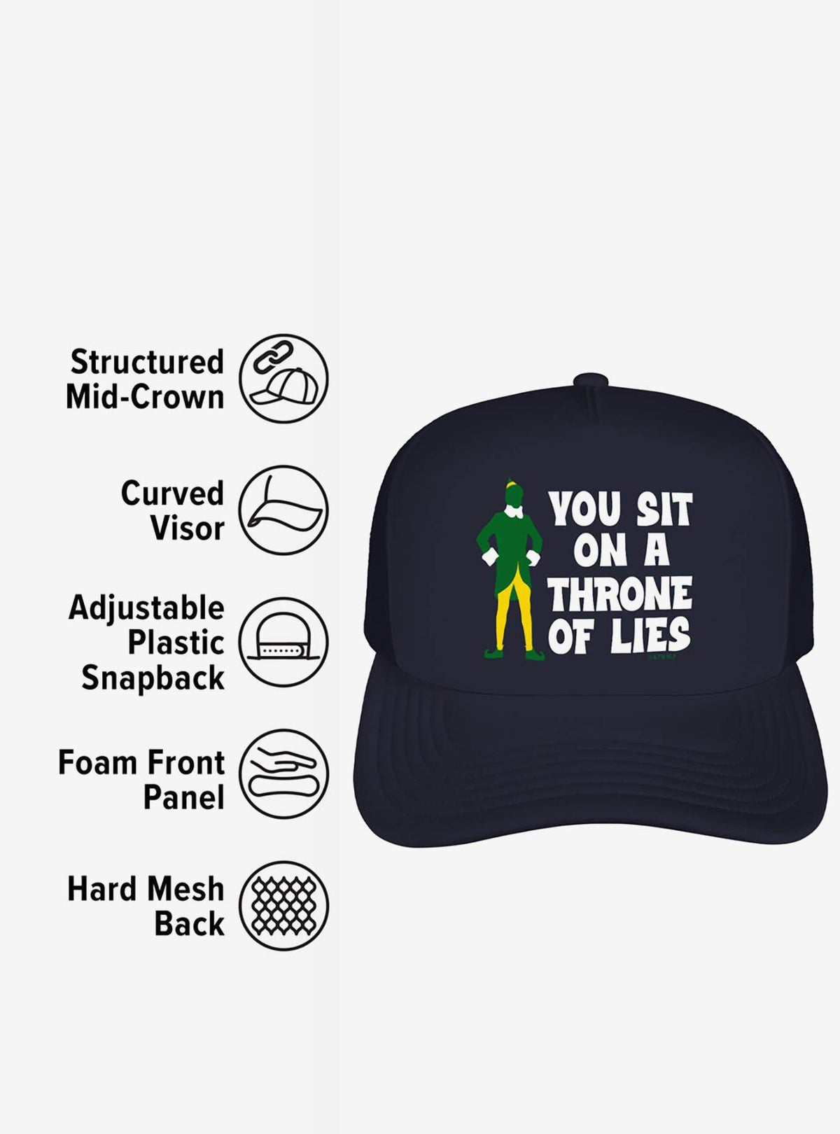 Gorro trucker de espuma Elf: trono de mentiras