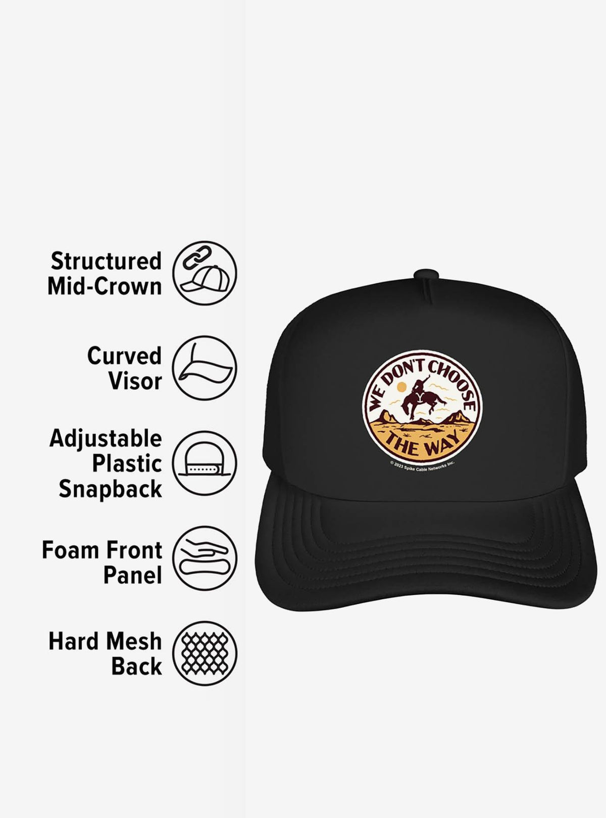 Jockey trucker de espuma Yellowstone: We Don't Choose the Way