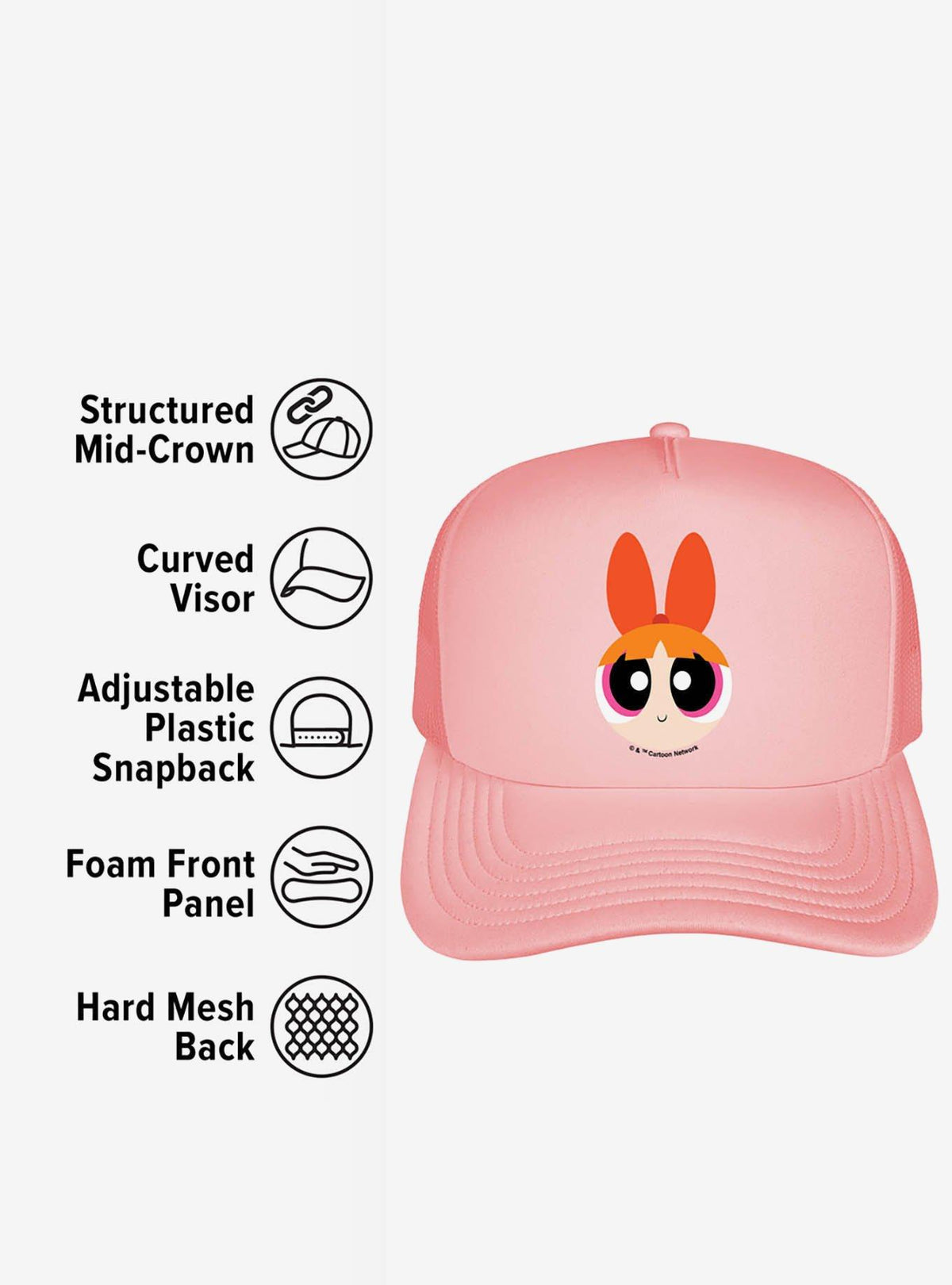 Jockey trucker de espuma Blossom - The Powerpuff Girls