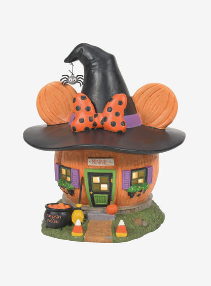 Casa calabaza iluminada de bruja Minnie Mouse