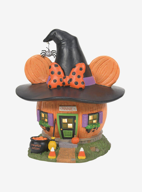 Casa calabaza iluminada de bruja Minnie Mouse