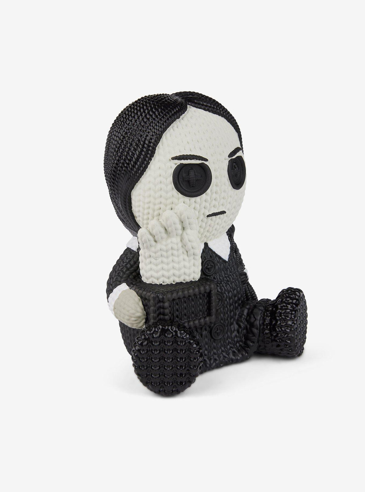 Figura Wednesday Addams con Thing que brilla en la oscuridad