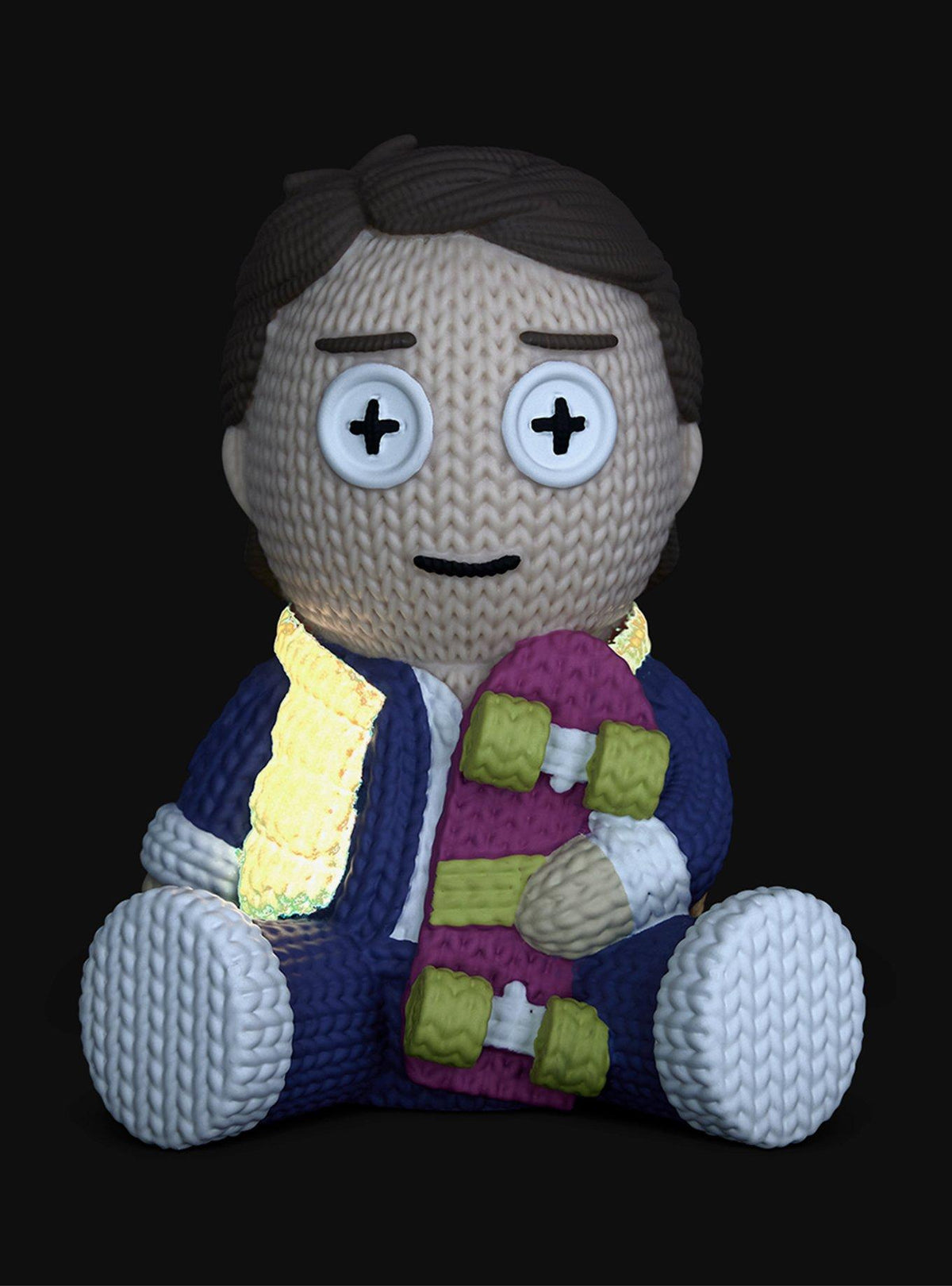 Figura Marty McFly con skate que brilla en la oscuridad