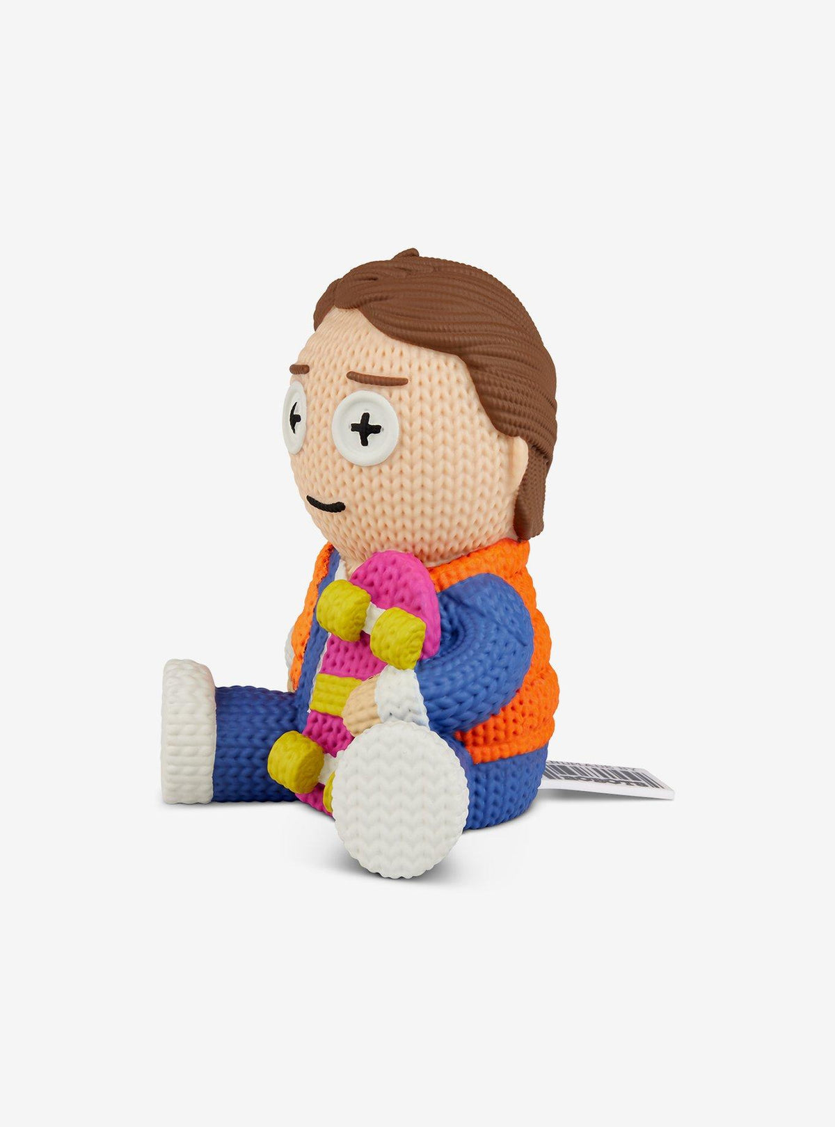 Figura Marty McFly con skate que brilla en la oscuridad