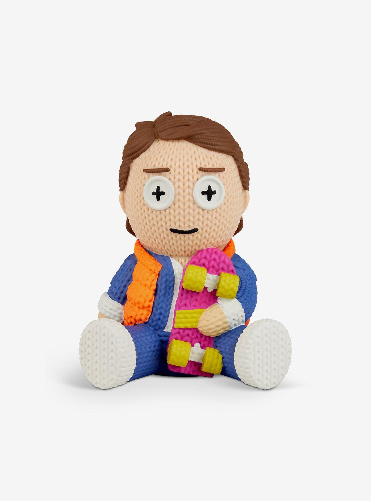 Figura Marty McFly con skate que brilla en la oscuridad