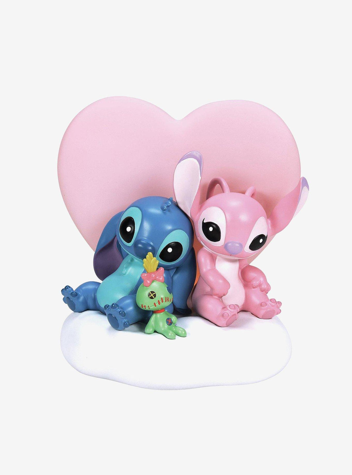 Figura luminosa de Stitch, Angel y Scrump