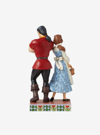 Figura Jim Shore de La Bella y la Bestia: Bella y Gastón