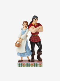 Figura Jim Shore de La Bella y la Bestia: Bella y Gastón