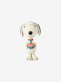 Peanuts: Mini figura de cumpleaños de Snoopy