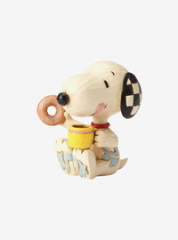 Figura mini de Snoopy con dona - Peanuts