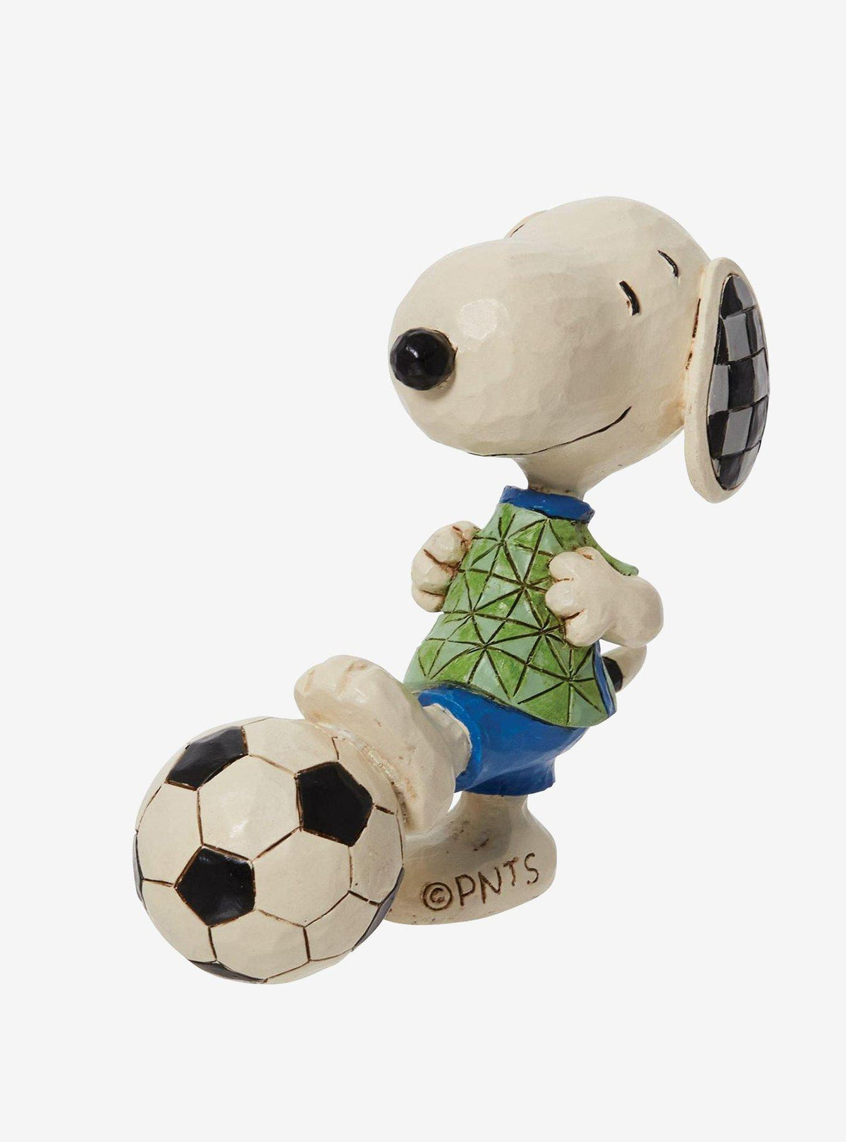 Figura mini de Snoopy jugando fútbol - Peanuts
