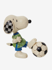 Figura mini de Snoopy jugando fútbol - Peanuts