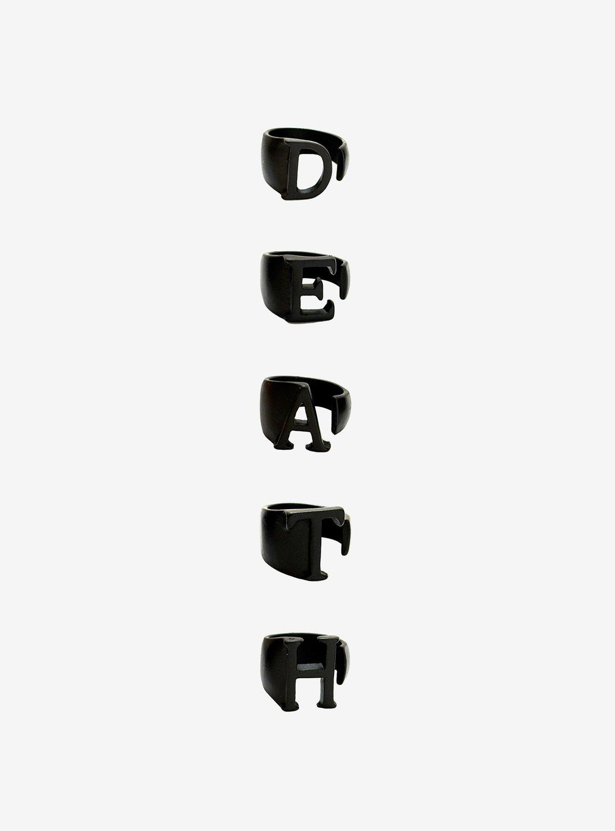 Set de 5 anillos Death de Law - One Piece