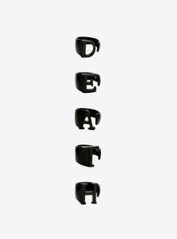 Set de 5 anillos Death de Law - One Piece