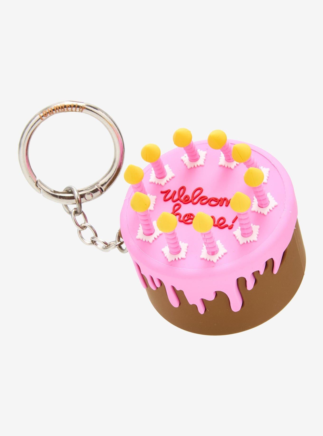 Llavero moldeado de pastel Welcome Home de Coraline
