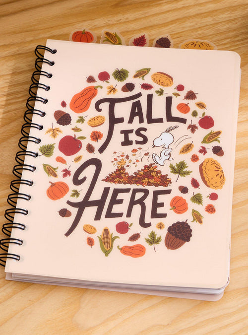 Cuaderno con separadores Snoopy: Fall Is Here