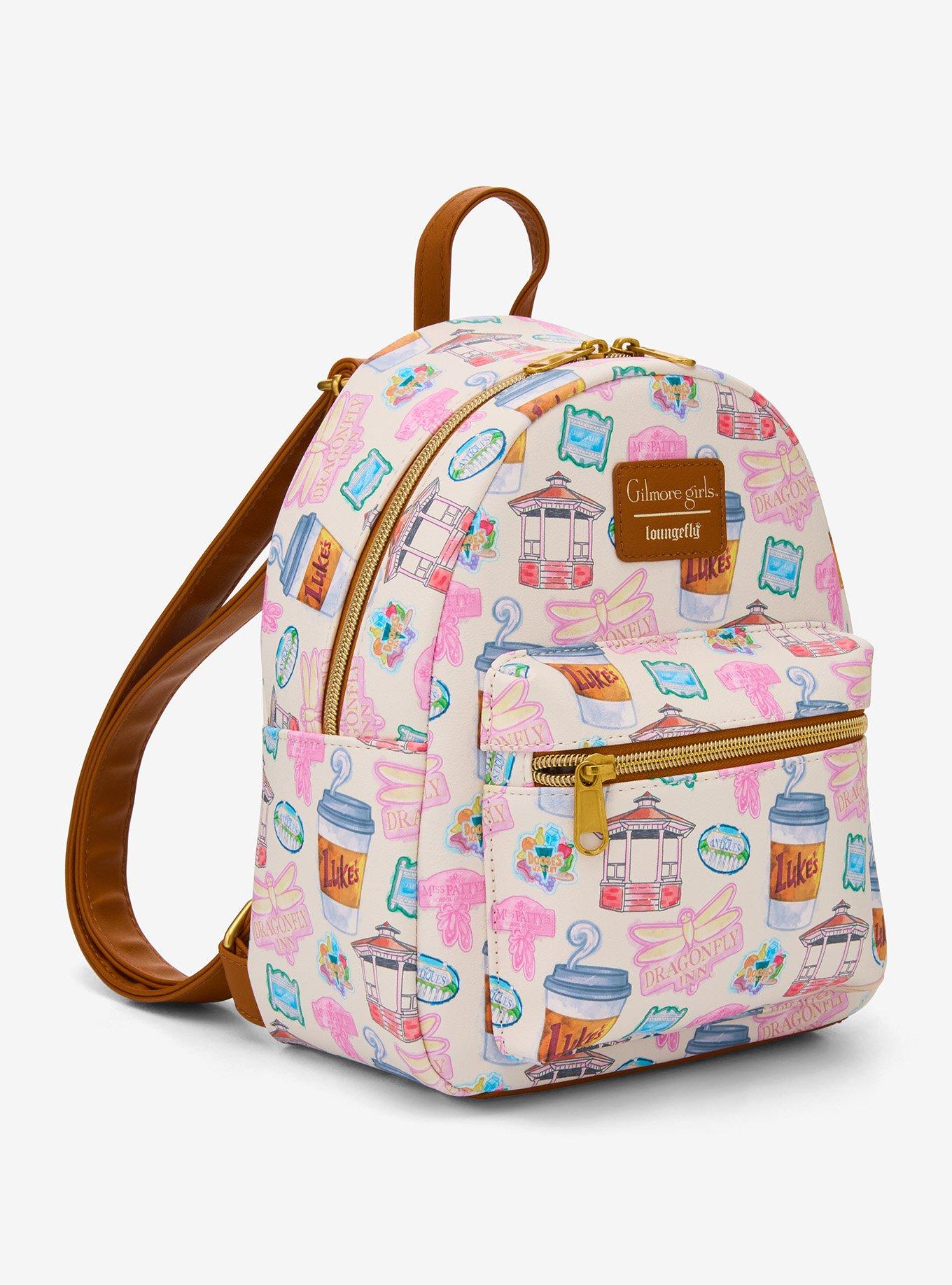 Mini mochila Gilmore Girls con íconos de Stars Hollow